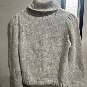 Urban Outfitters Light Gray Turtleneck Sweater